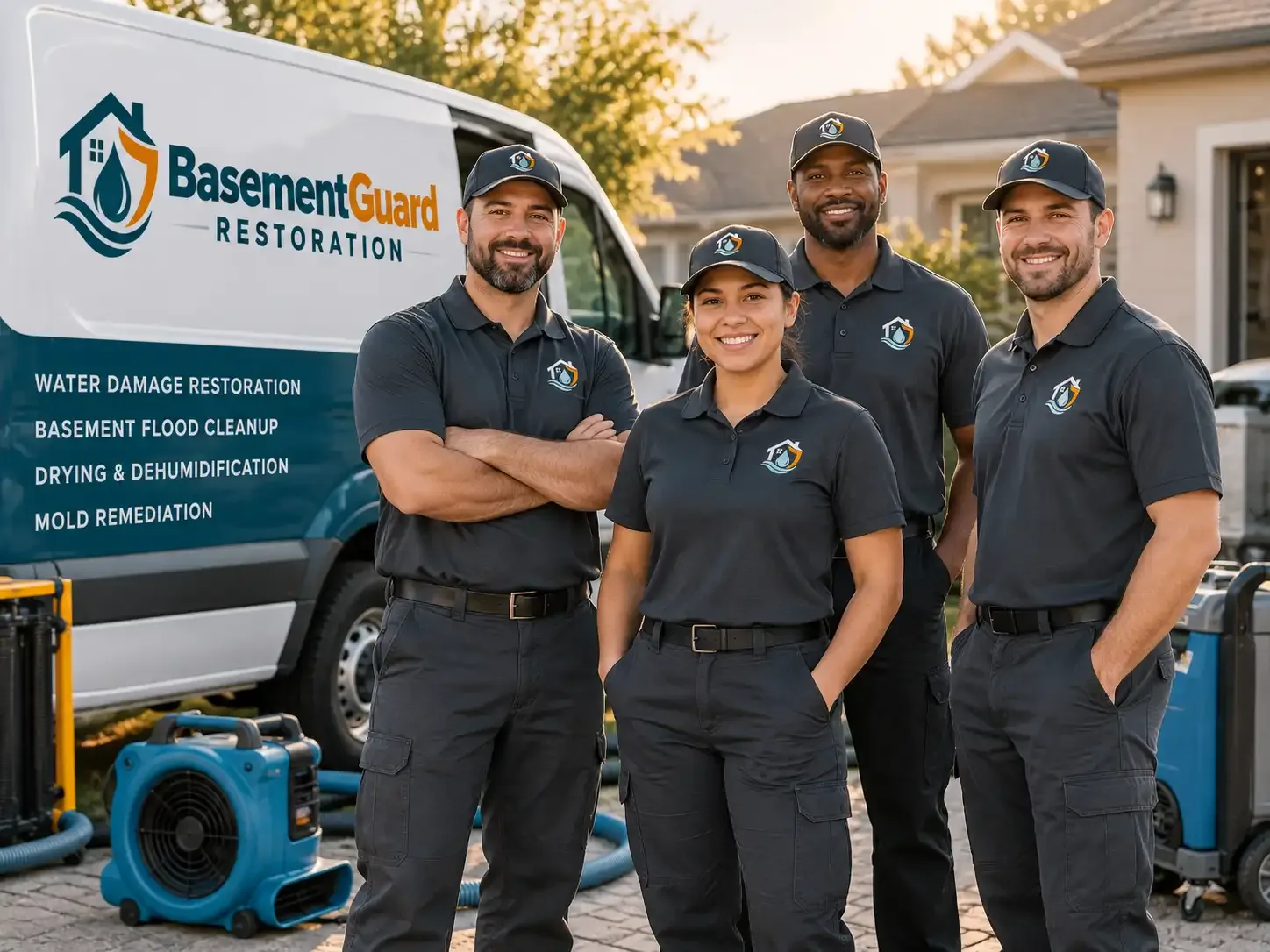 Basement Water Damage Restoration company in Linden, IA